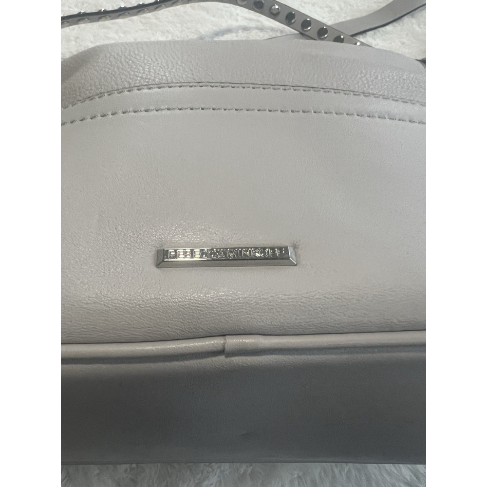 Rebecca Minkoff Cream Leather Silver Studded Crossbody Bag Purse NWOT - Picture 15 of 16